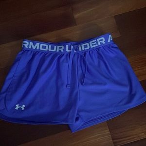 Under Armour purple shorts in size youth large